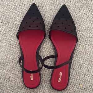 Diane von Furstenberg Black Women's slingback flat